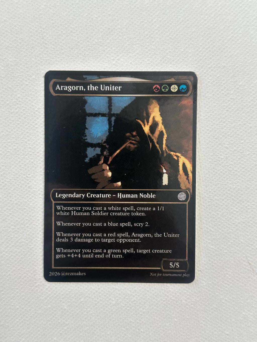 LOTR - Darkside proxy set + Aragorn (9 cards)