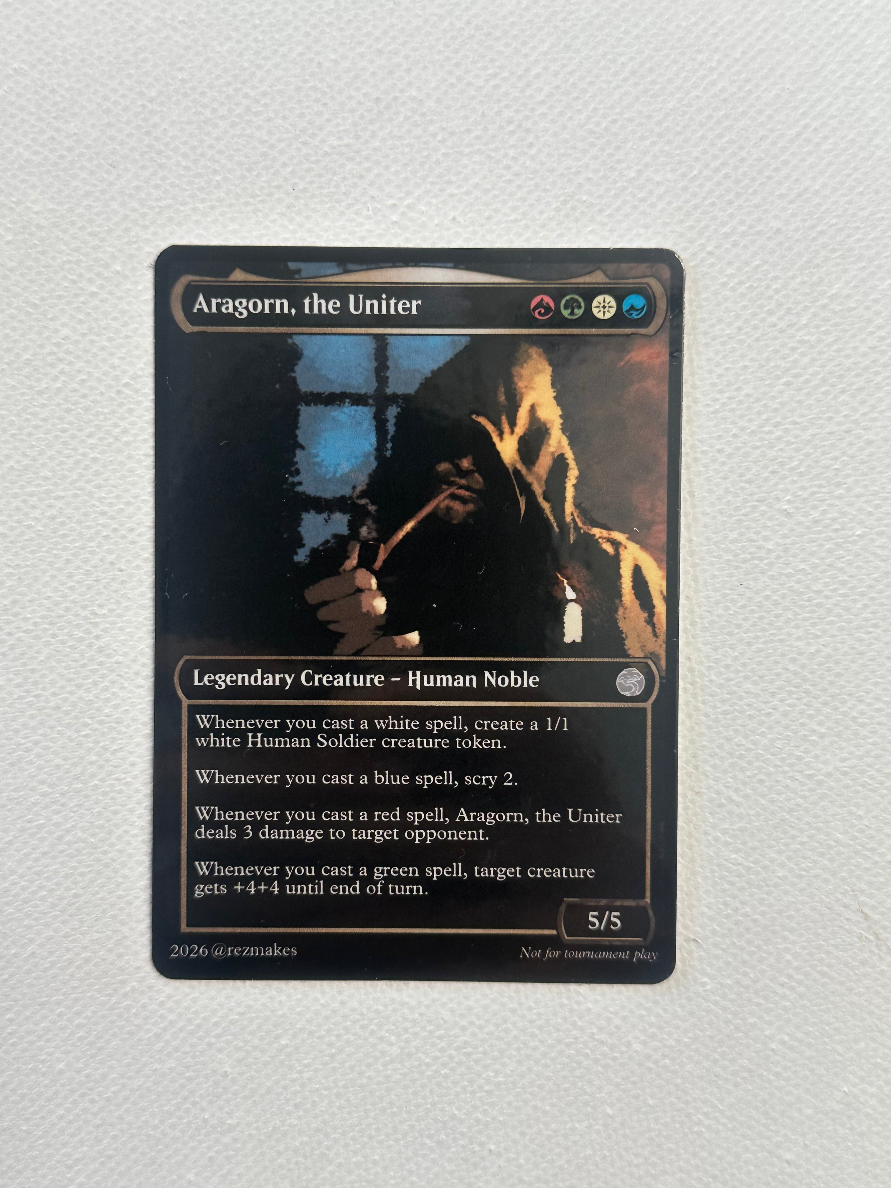 LOTR - Darkside proxy set + Aragorn (9 cards)