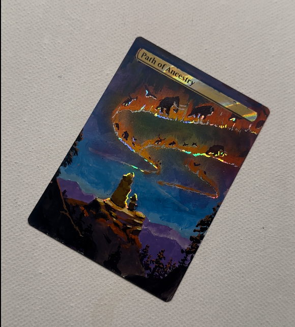Hand Painted Path of Ancestry Alter - BB - 1 Of 1